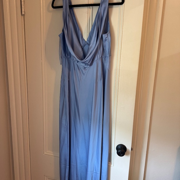 Plunge Cowl Back Maxi Dress - Picture 2 of 3